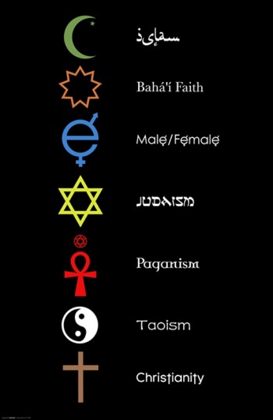 Coexist Symbols Poster Print - 24 x 36 in.