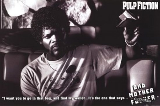 Pulp Fiction - Bad Mother Poster Print - 36 x 24 in.