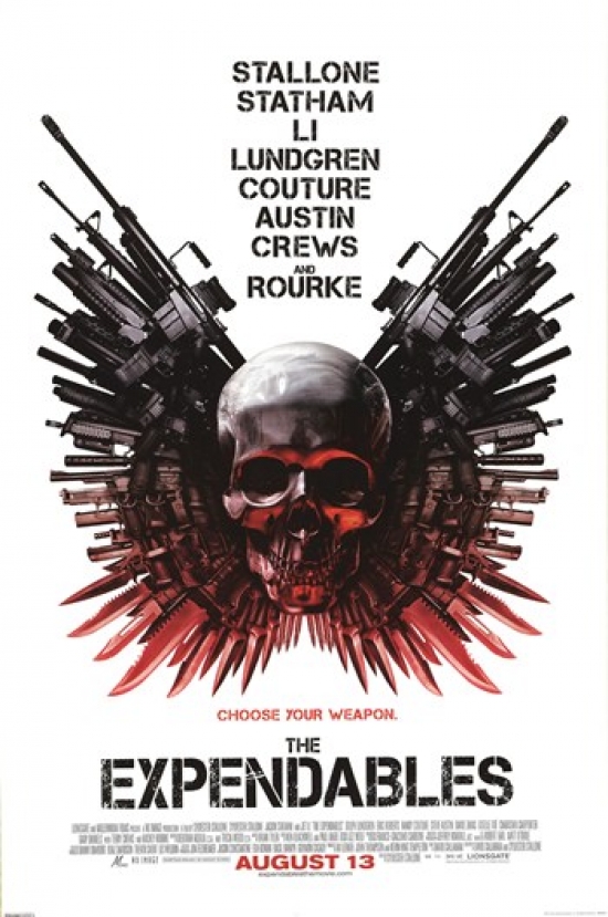 The Expendables - Skull One Sheet Poster Print
