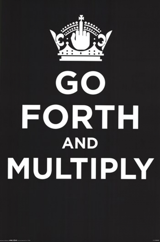 Go Forth & Multiply Poster Print - 24 x 36 in.