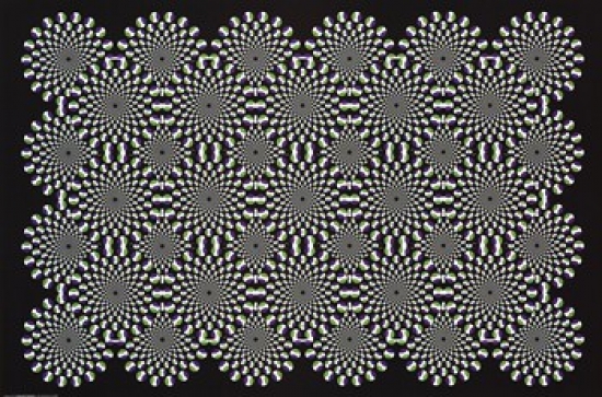 Optical Illusion Poster Print - 36 x 24 in.