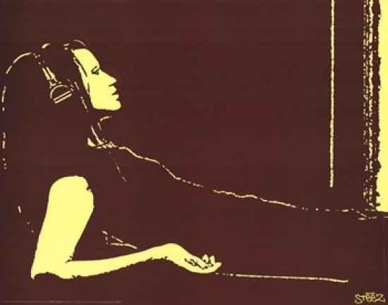 Lounging Poster Print by Steez - 20 x 16 in.