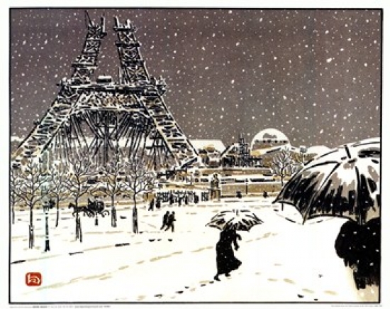 Eiffel Tower - Briton Riviere Poster Print - 20 x 16 in.