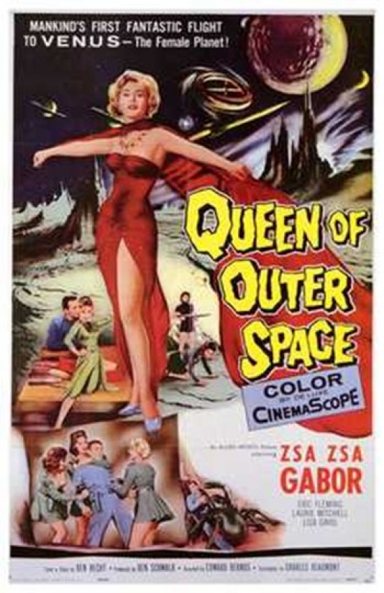 Queen of Outer Space Movie Poster - 11 x 17 in.