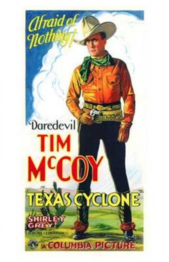 Texas Cyclone Movie Poster - 11 x 17 in.