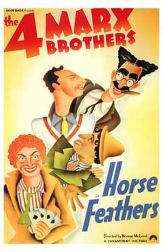 Horse Feathers Movie Poster - 11 x 17 in.