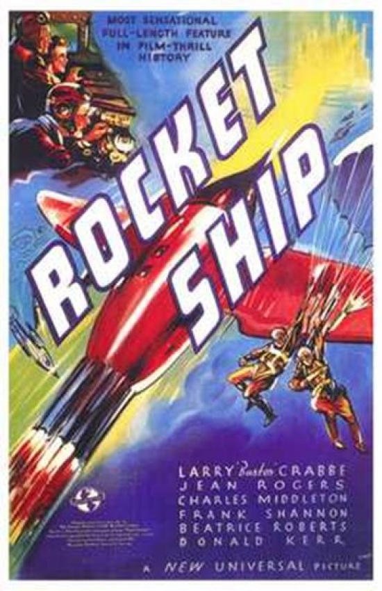 Rocket Ship Movie Poster - 11 x 17 in.