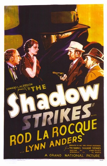 The Shadow Strikes Movie Poster - 11 x 17 in.