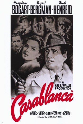 MOV189508 Casablanca Movie Poster - 11 x 17 in -  Posterazzi
