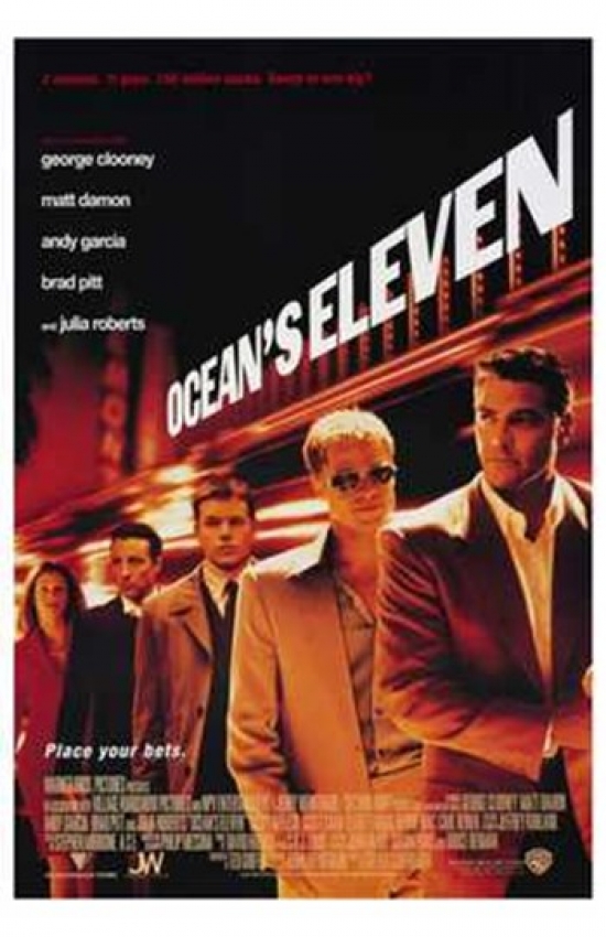 Oceans Eleven Movie Poster - 11 x 17 in.
