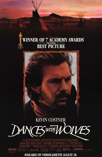 MOV189772 Dances with Wolves Movie Poster - 11 x 17 in -  Posterazzi
