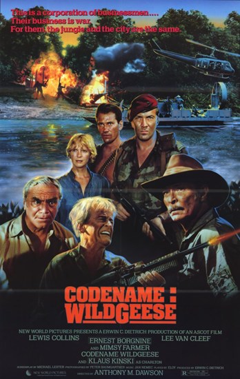 Code Name Wild Geese Movie Poster - 11 x 17 in.