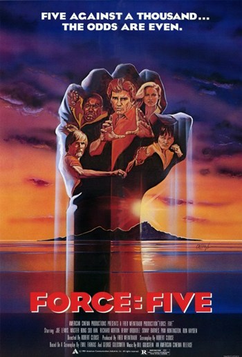 Force Five Movie Poster - 11 x 17 in.