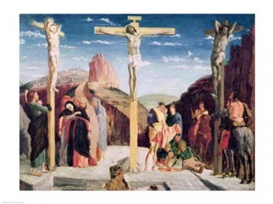 Picture of Posterazzi BALXIR181270 Calvary After A Painting by Andrea Mantegna Poster Print by Edgar Degas - 24 x 18 in.