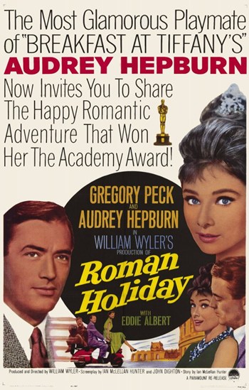 MOV253819 Roman Holiday Movie Poster - 11 x 17 in.