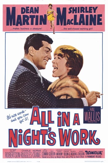 MOV254122 All in a Nights Work Movie Poster - 11 x 17 in.