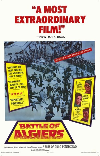 Battle of Algiers Movie Poster  11 x 17 in