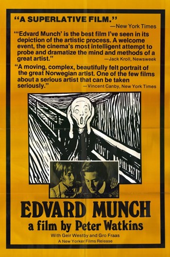 Edvard Munch Movie Poster - 11 x 17 in.