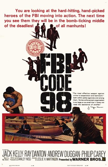 MOV254375 Fbi Code 98 Movie Poster - 11 x 17 in.