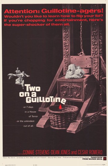 Two on a Guillotine Movie Poster - 11 x 17 in.