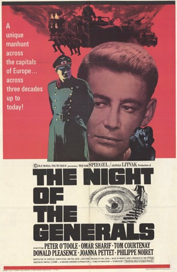 The Night of the Generals Movie Poster - 11 x 17 in.