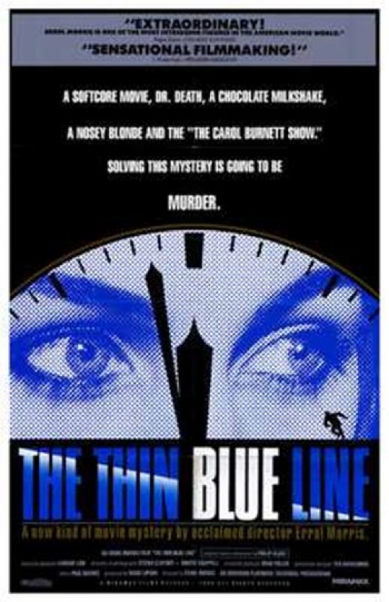 MOV191704 Thin Blue Line Movie Poster - 11 x 17 in.