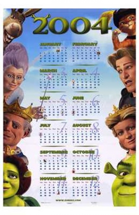 Shrek 2 Movie Poster - 11 x 17 in.