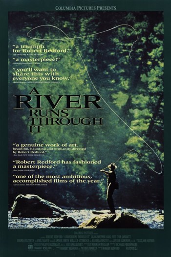 MOV191996 A River Runs Though It Movie Poster - 11 x 17 in.