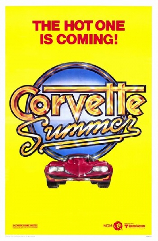 Corvette Summer Movie Poster - 11 x 17 in.