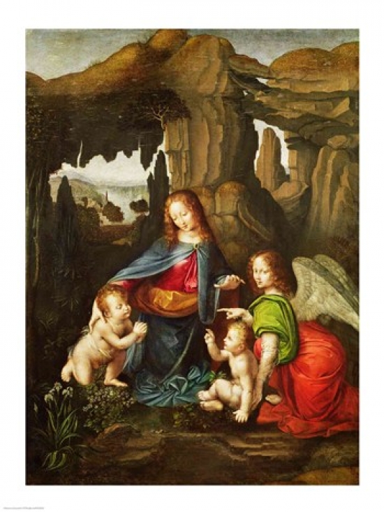 Picture of Posterazzi BALXIR182931 Madonna of The Rocks Poster Print by Leonardo Da Vinci - 18 x 24 in.