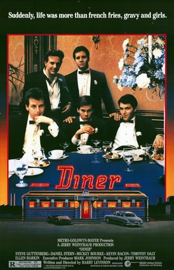 Diner Movie Poster - 11 x 17 in.