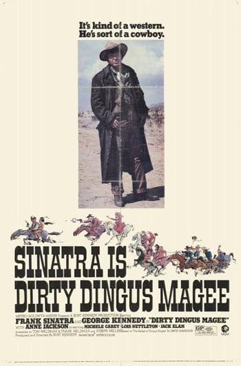 Dirty Dingus Magee Movie Poster - 11 x 17 in.