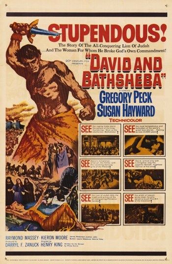 David & Bathsheba Movie Poster - 11 x 17 in.