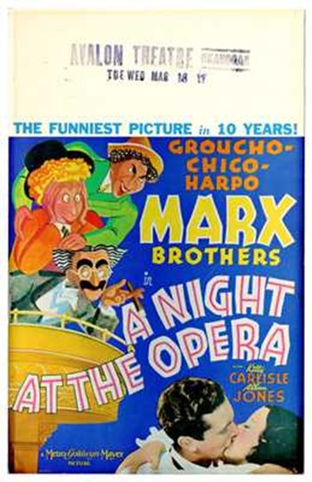 MOV193342 A Night at the Opera Movie Poster - 11 x 17 in.