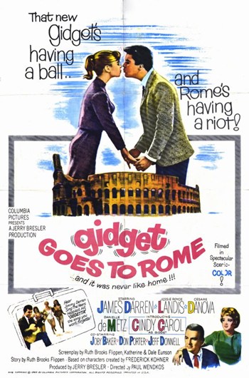 Gidget Goes to Rome Movie Poster - 11 x 17 in.