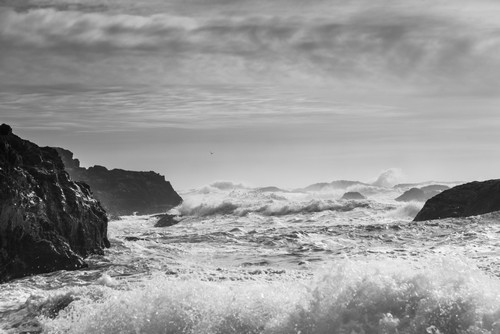 Waves Rolling On Shore - Tofino British Columbia Canada Poster Print