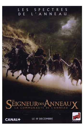 MOV256084 Lord of the Rings Fellowship of the Ring Movie Poster - 11 x 17 in.