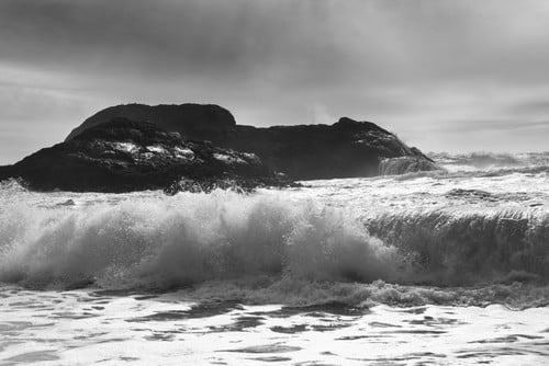 DPI12287735LARGE Waves Rolling into Shore - Tofino British Columbia Canada Poster Print by Keith Levit, 36 x 24 - Large