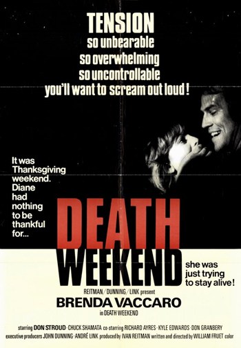 Death Weekend Movie Poster - 11 x 17 in.
