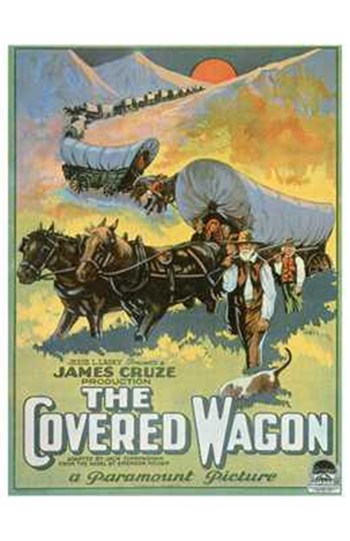 The Covered Wagon Movie Poster - 11 x 17 in.