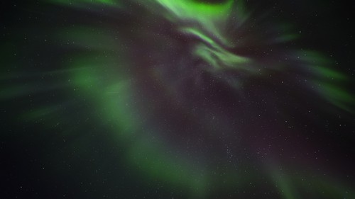 Northern Lights Aurora Borealis - Yukon Canada Poster Print by Robert Postma - 20 x 11
