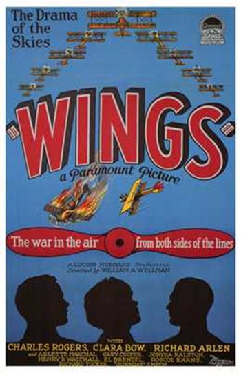 Wings Movie Poster - 11 x 17 in.