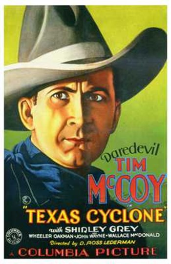 Texas Cyclone Movie Poster - 11 x 17 in.
