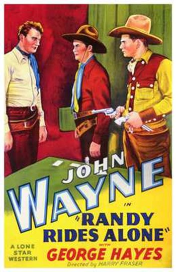 Randy Rides Alone Movie Poster - 11 x 17 in.