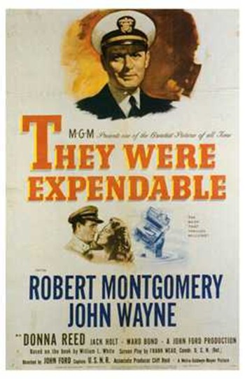 They Were Expendable Movie Poster - 11 x 17 in.
