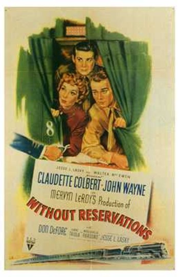Without Reservations Movie Poster - 11 x 17 in.