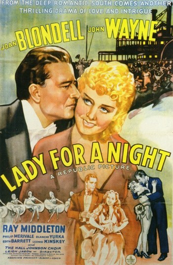 MOV258410 Lady for a Night Movie Poster - 11 x 17 in.