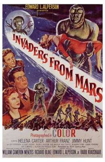 Invaders From Mars Movie Poster - 11 x 17 in.