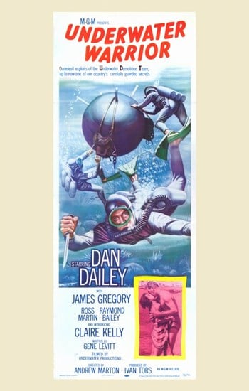 The Underwater Warrior Movie Poster - 11 x 17 in.