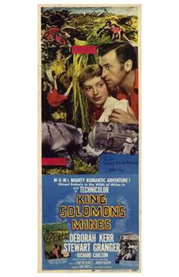 King Solomons Mines Movie Poster - 11 x 17 in.